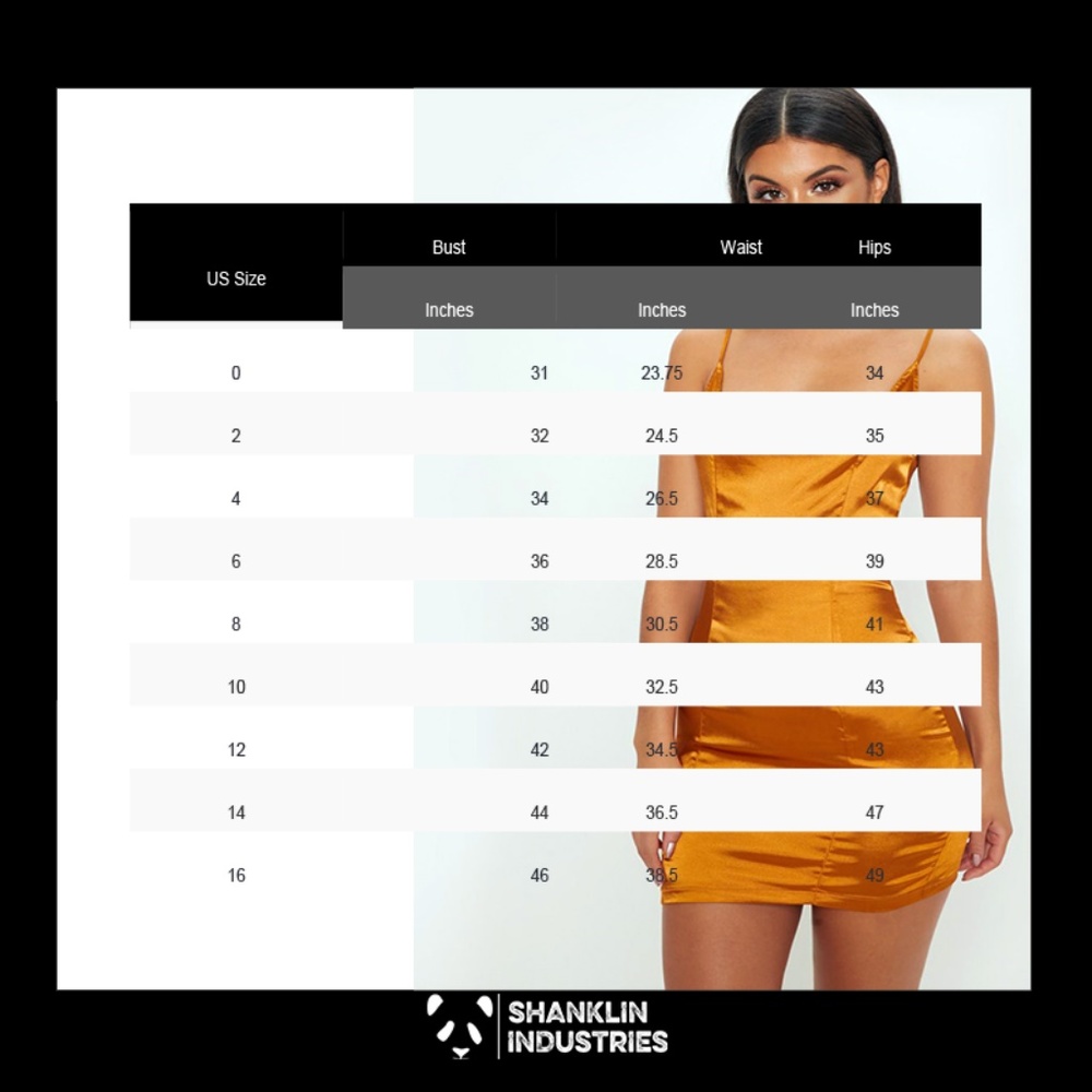 SOLD Gold Satin Strappy Square Neck Bodycon Dress - Picture 4 of 5